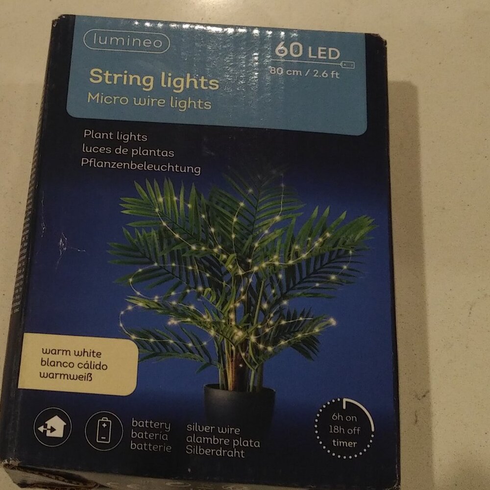 Ballard Designs LED Plant Tree Holiday Lights - Never Used